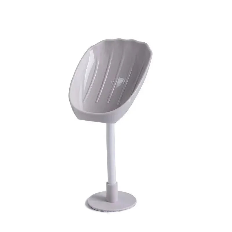 Maliben | Dryloft Soap Holder | Double Chamber With Drain & Lid | Wall Mount Without Drilling | Dust Protection & Space Saving