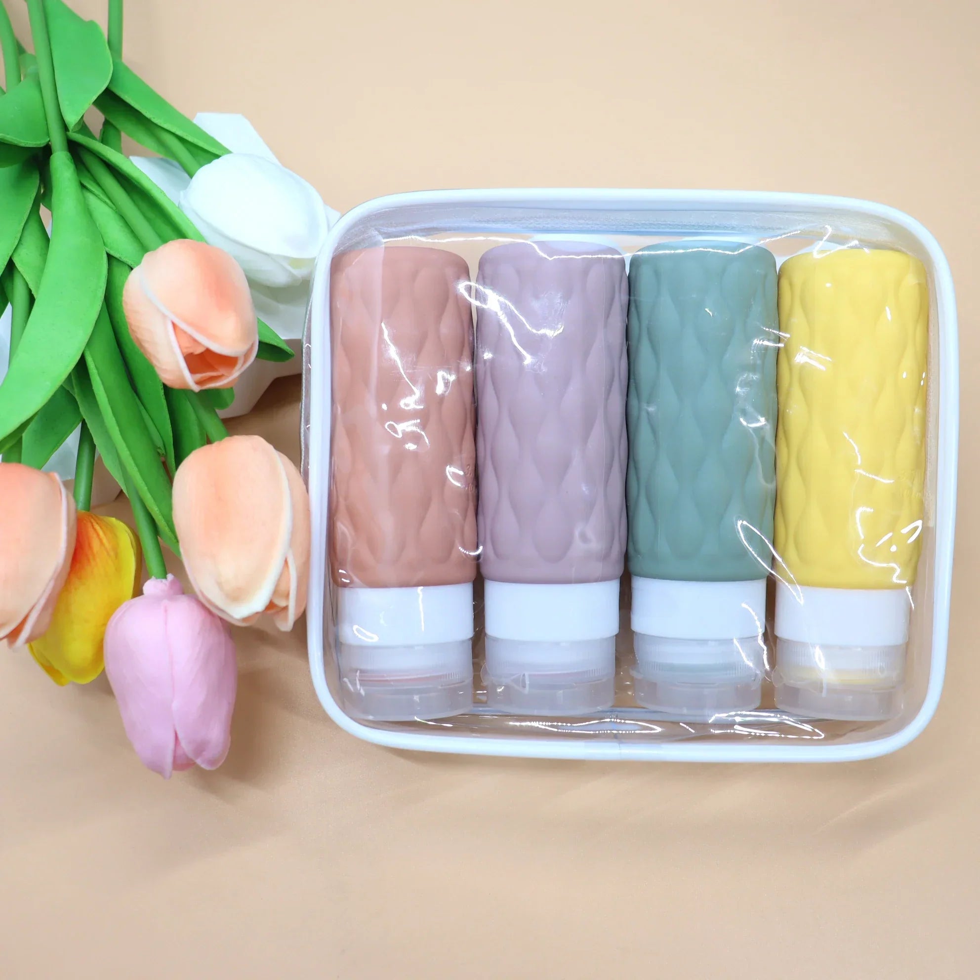 Maliben | Flexifill Travel Refill Bottles Set | Soft Silicone Bottles & Spray Containers | Leak-Proof & Tsa Compliant | For Shampoo, Lotion & Cosmetics