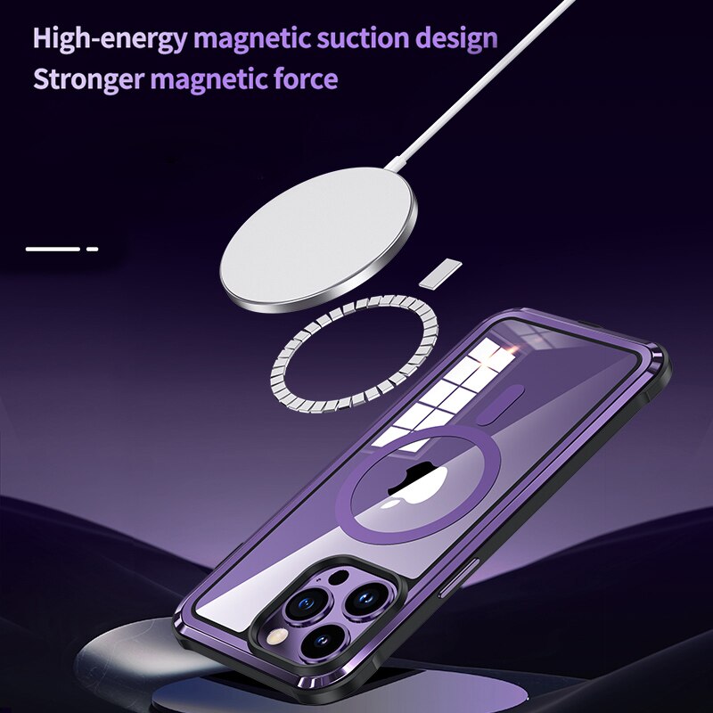 Maliben | Magic Armor Magnetic Charging Iphone Case