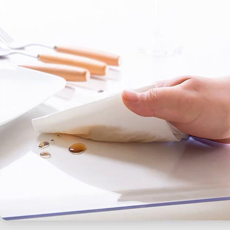 Maliben | Soft Clear Cover Transparent Table Mat