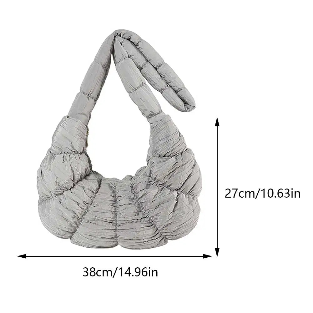 Maliben Puff Croissant Shoulder Bag