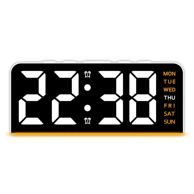 Maliben | Modern Led All Week Display Night Lamp Alarm Clock