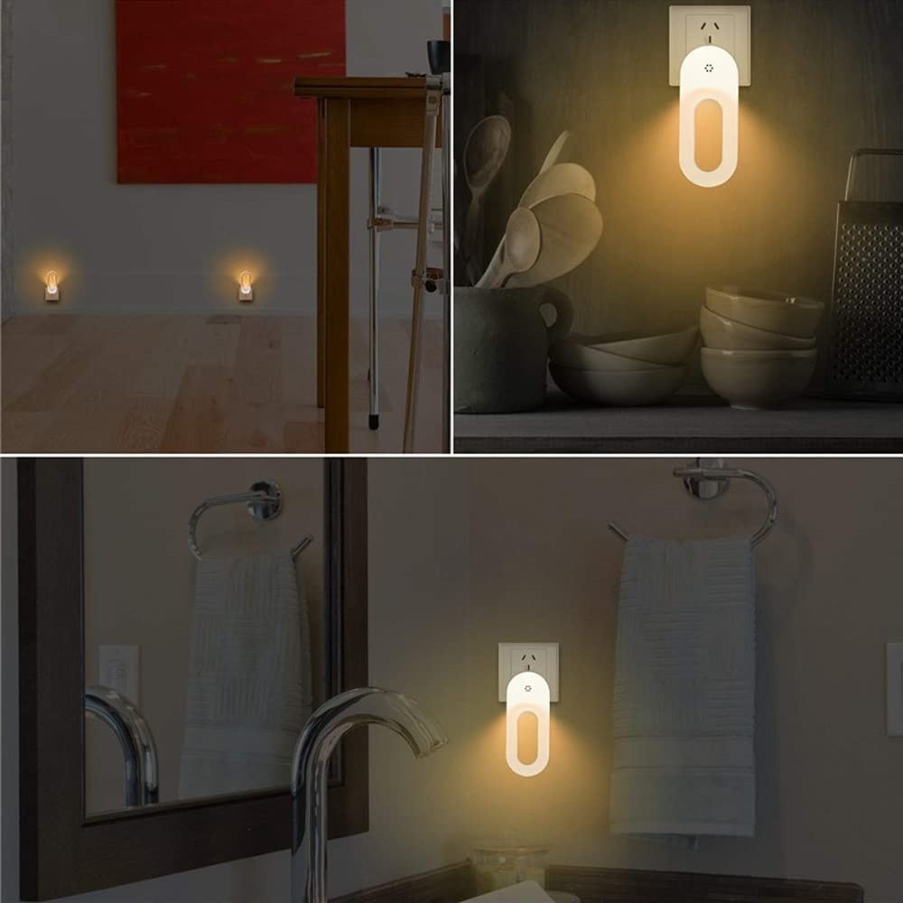 Maliben | Twilight Sensor Energy Saving Socket Wall Night Light