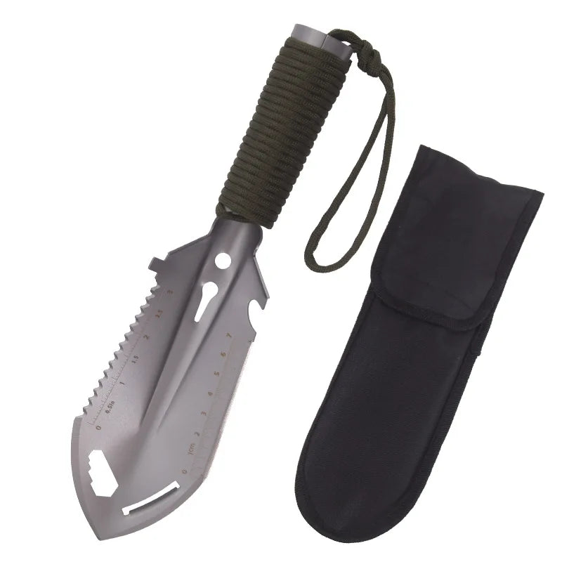 Maliben | Nordrek Multi-Function Camping Shovel | Ultralight & Compact | For Hiking, Survival & Outdoor
