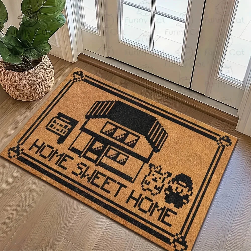 Maliben | Lightweight Washable Doormat Welcome Mat Carpet Bedroom Living Room