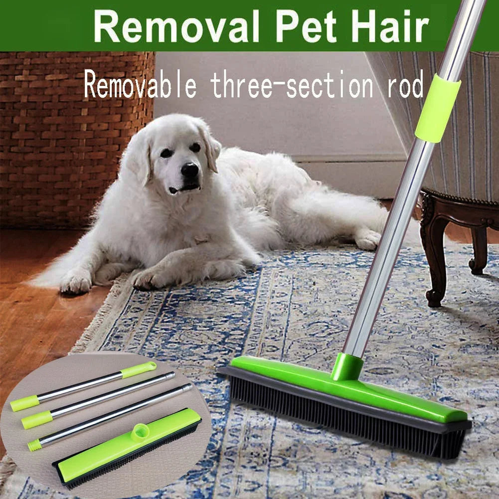 Maliben | Hair Catcher Telescopic Pet Carpet Sweeping Broom