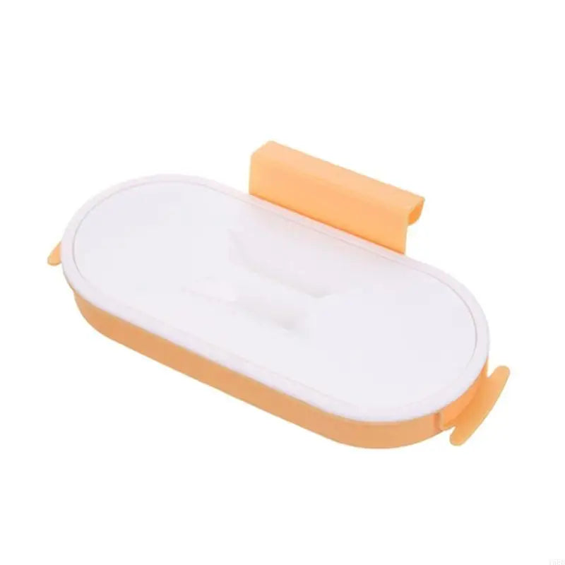 Maliben | Trash Bag Holder Cleanuvo Clipbin | With Lid & Ring Holder | For Hanging On Cabinet Doors | Reusable & Washable