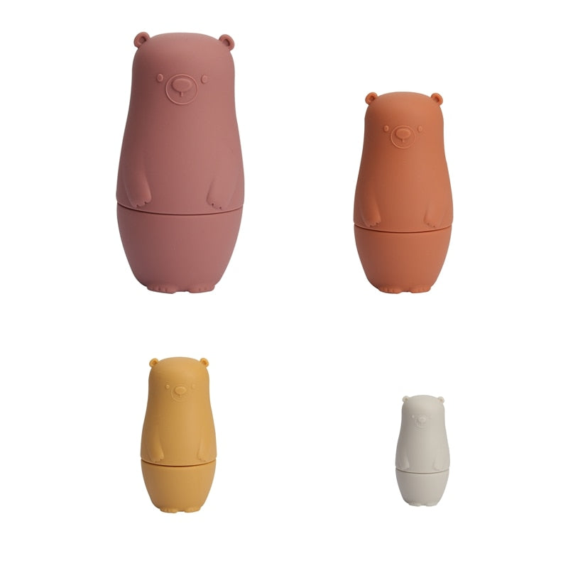 Maliben | Stackyfriends Matryoshka | Playfully Developing - Soft Silicone Stacking Dolls