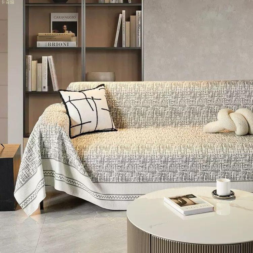 Maliben | Sahara Sketch Chenille Sofa Cover