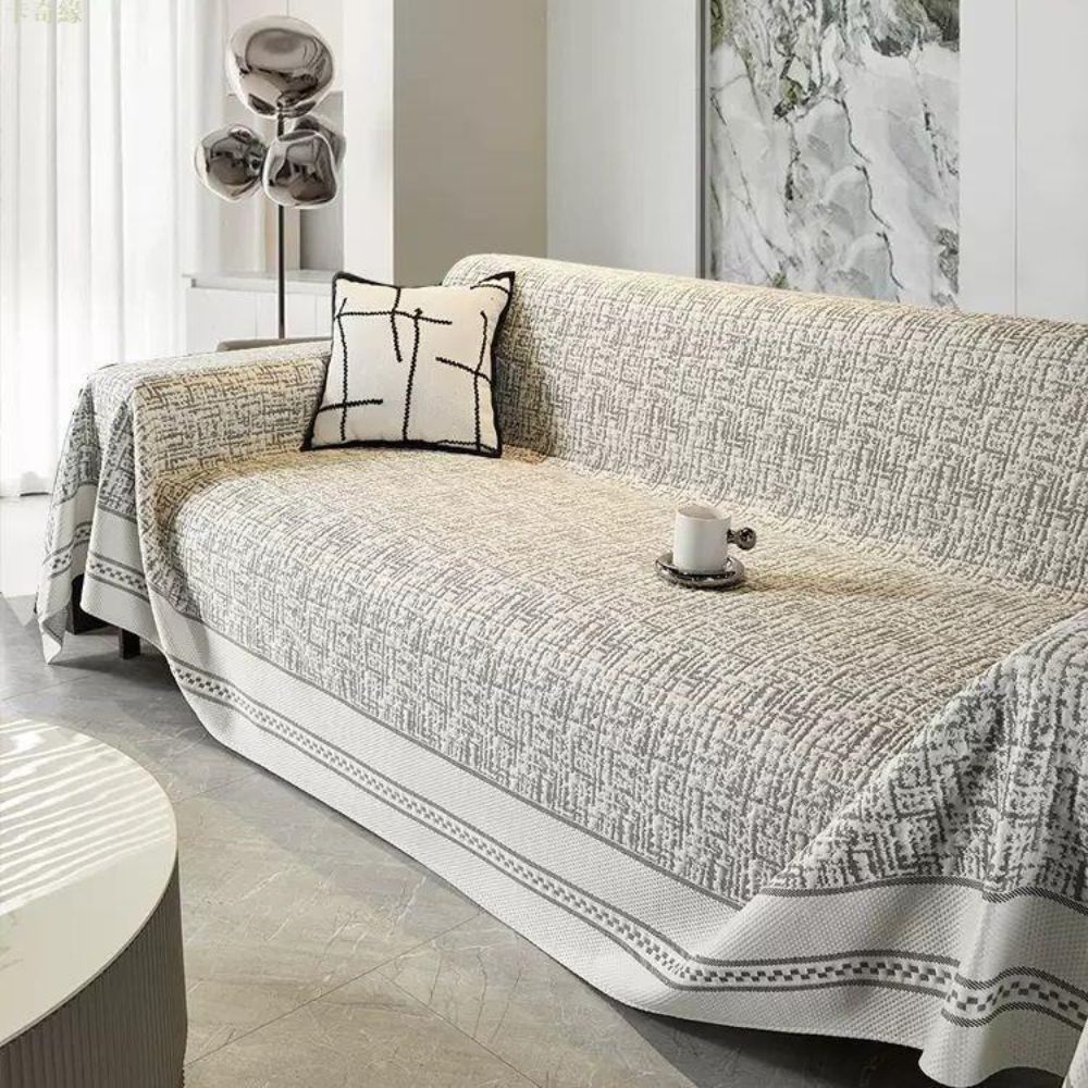 Maliben | Sahara Sketch Chenille Sofa Cover