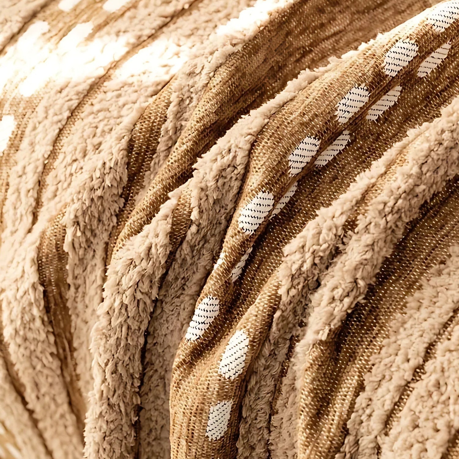 Maliben | Sahara Style Plush Boho Sofa Cover Blanket