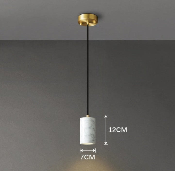 Maliben | Minimalistic Marble Led Pendant Light