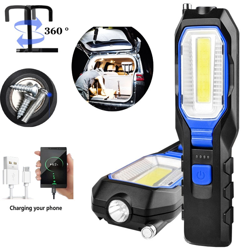 Maliben | Rechargeable Camping Led Power Bank Flashlight