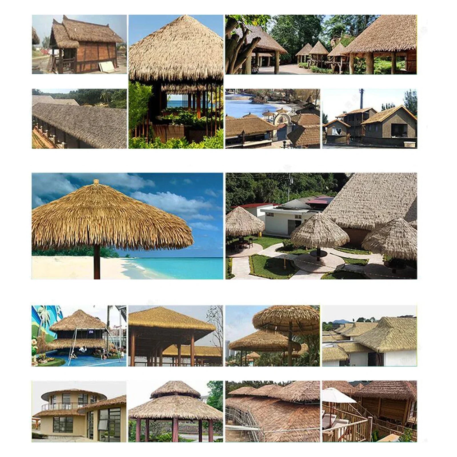 Maliben | Tropicover Palm Roof | Uv-Resistant And Weather-Resistant For Diy Projects