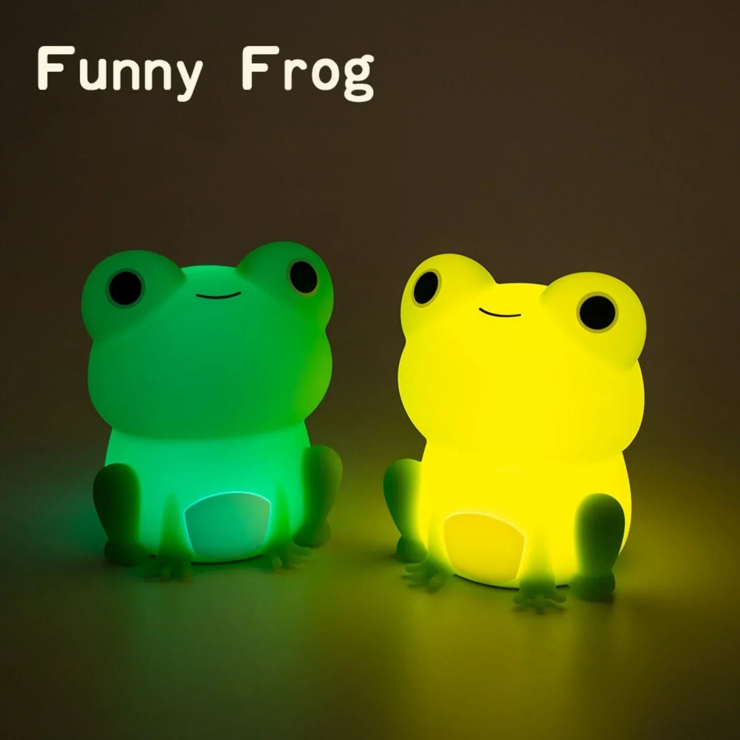 Maliben | Lumofrosch Kids Night Light Frog | Soft Silicone | Color Changing & Timer | Rechargeable