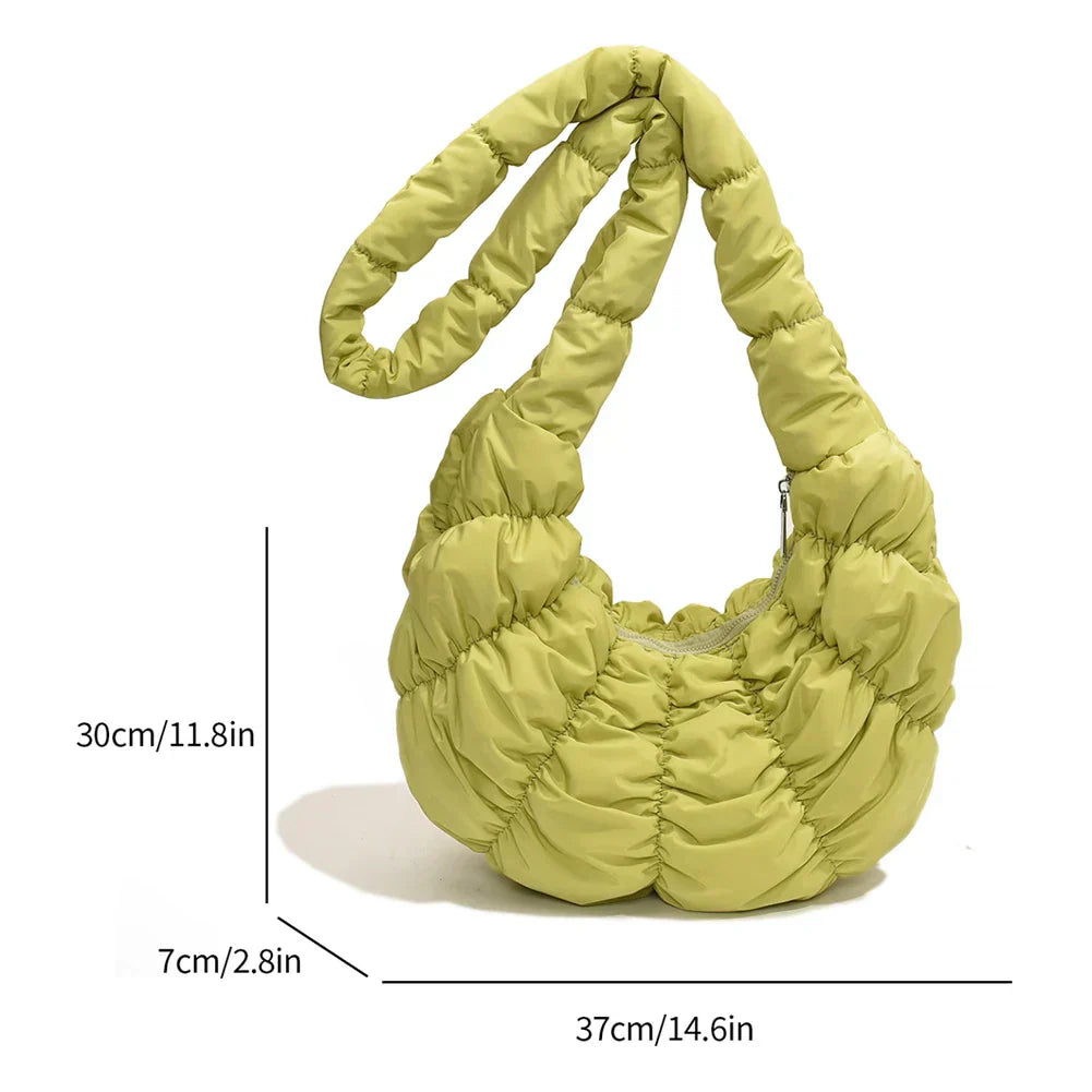 Maliben Puff Croissant Shoulder Bag