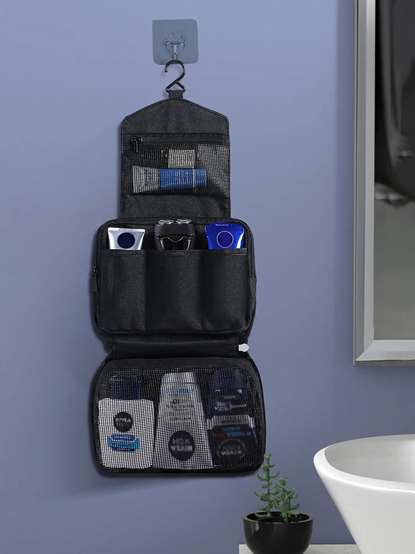Maliben | Foldable Travel Toiletry Bag Drynexa Travelcube | Multilayer Design With Wet-Dry Separation | Space-Saving & Waterproof