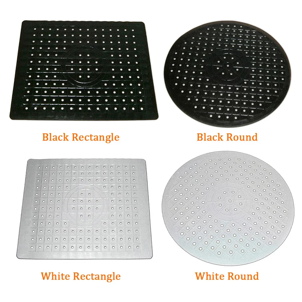 Maliben | Rubberin Non-Slip Sink Mat Made Of Rubber | Heat-Resistant Draining Mat & Base | Soft Silicone Mat FOr Kitchen & Bathroom | Rectangular or Round