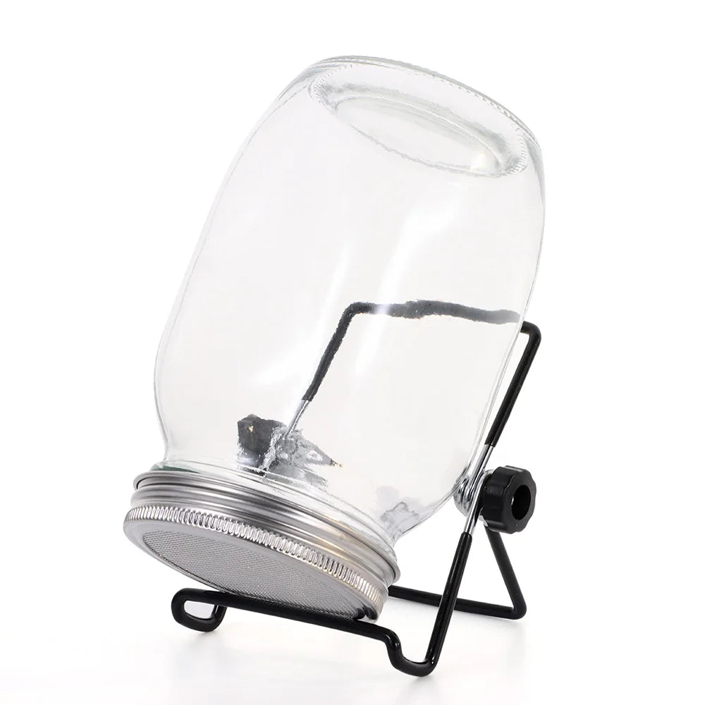 Maliben | Vitakeim Sprouting Jar Set | Stainless Steel Strainer Lid | For Fresh Sprouts At Home | 16oz & 32oz