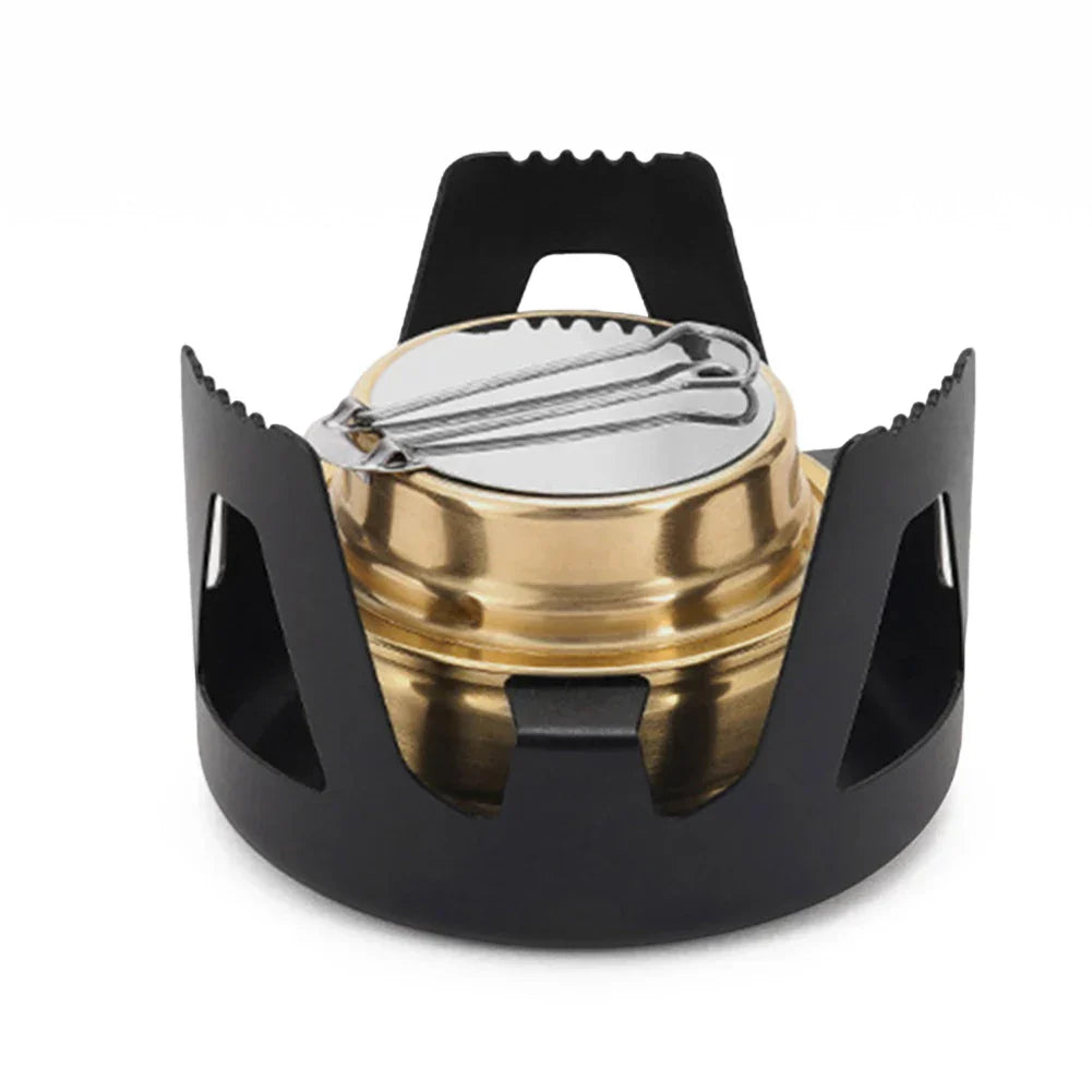 Maliben | Flamero Outdoor Spirit Stove | Adjustable Flame | 360° All-Around Combustion | Compact & Stable
