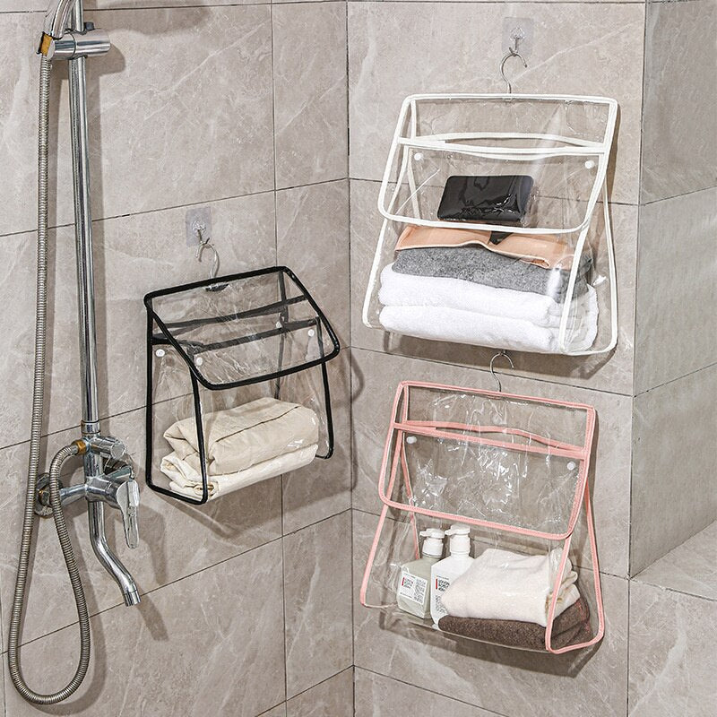 Maliben | Waterproof Transparent Hanging Bathroom Organizer Bag