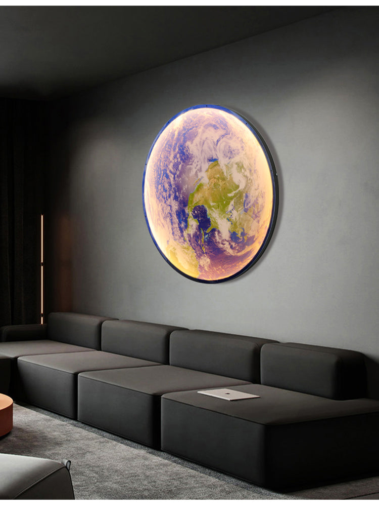 Maliben | 3d Led Moon Or Earth Ceiling Or Wall Light