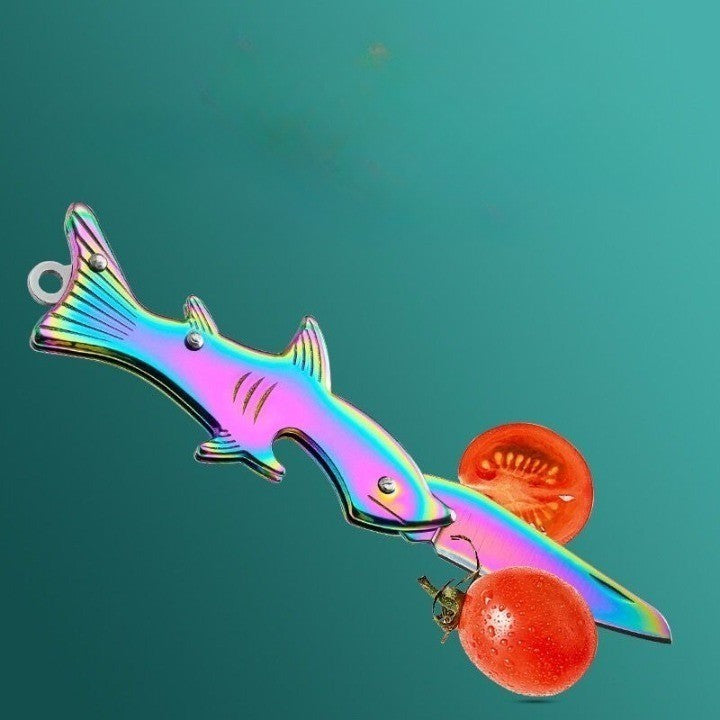 Maliben | Sharp Shark Multifunctional Toothpick Knife Keychain