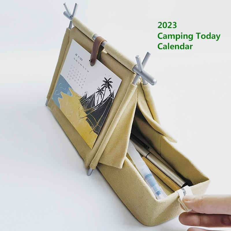Maliben | Camping Dreams Tent Desk Calendar