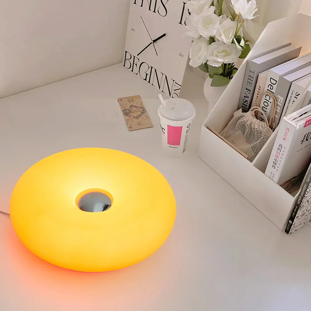 Maliben | Table Lamp Luminoro Bauhaus | Usb & Touch | Rgb 16 Colors With Remote Control | Ambient Light For Living & Bedroom