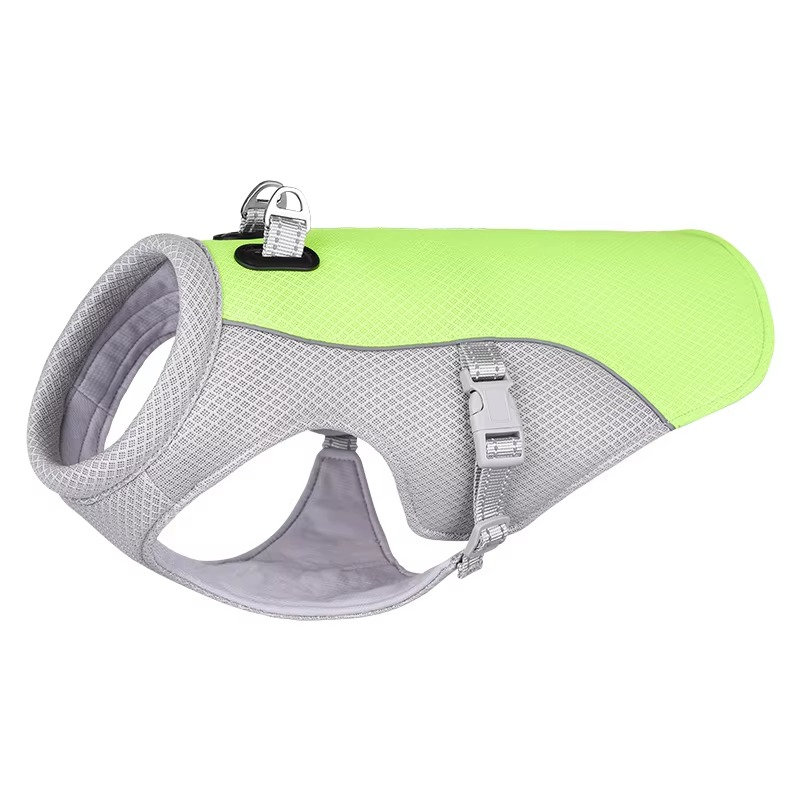 Maliben Summer Reflective Dog Cooling Vest & Quick-Release Harness