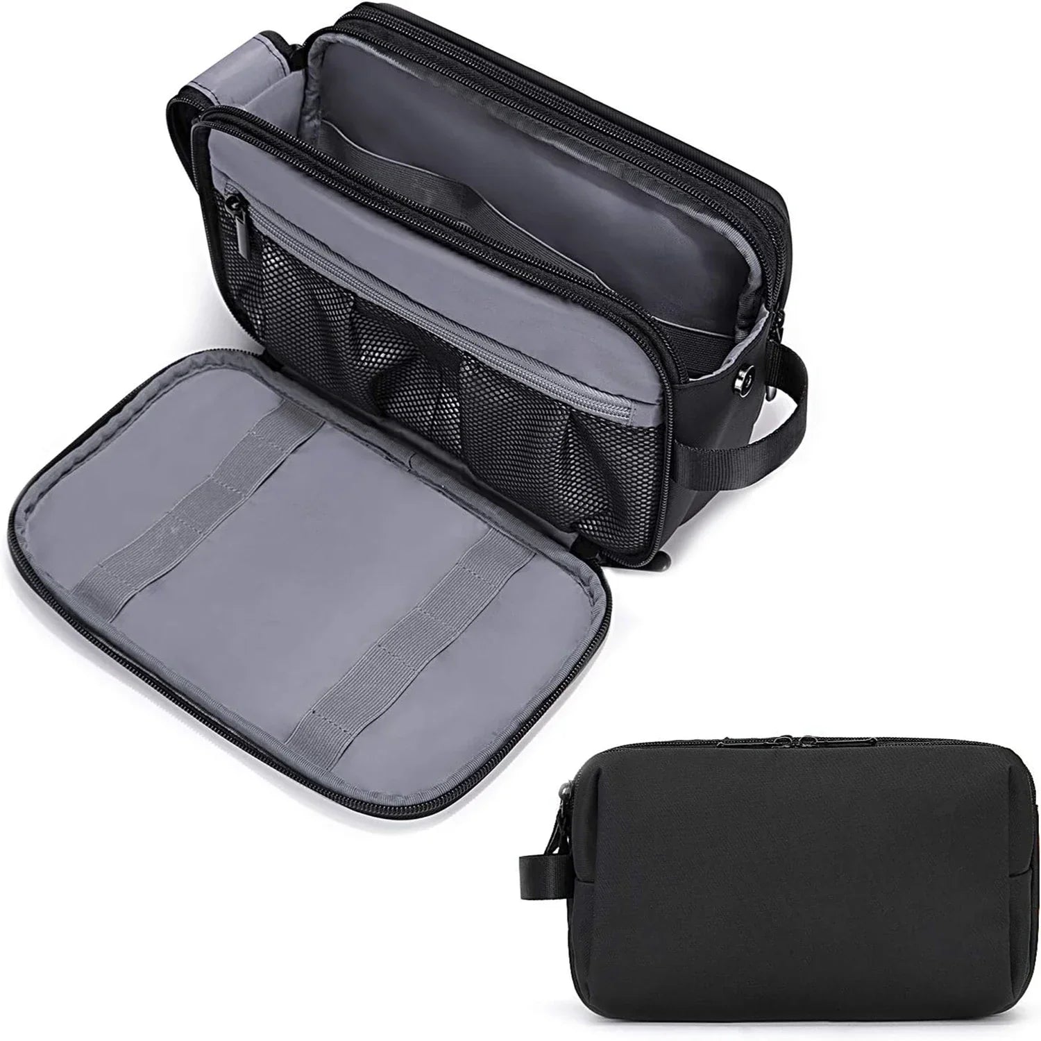 Maliben | Mannvaro Toiletry Bag Men | Water-Repellent Dopp Kit Organizer | Large Volume & Wet Compartment | For Travel & Bathroom