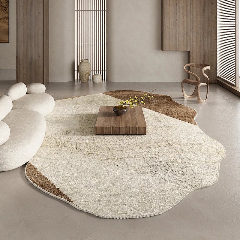 Maliben | Irregular Area Rug For Bedroom And Living Room Carpet