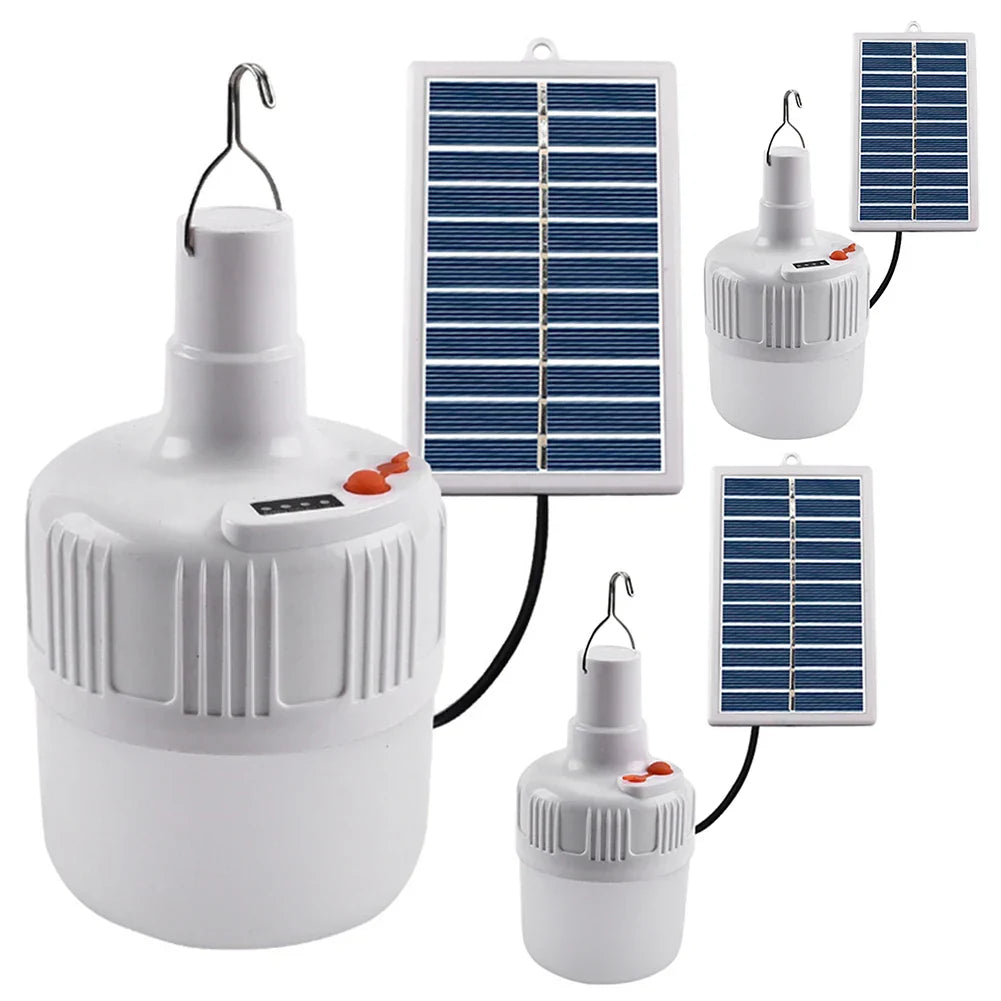 Maliben | Solanite Solar Led Hanging Lamp | 6–12 Hrs. Light | Rechargeable & Ip65 Waterproof | For Camping, Garden & Emergencies