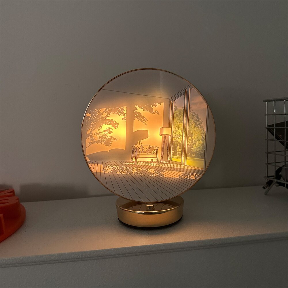 Maliben | Creative Artistic Orb Painting Table Lamp