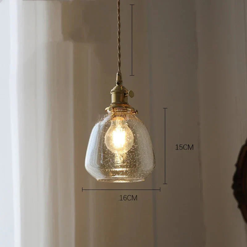 Maliben | Nostalgialuxe - Elegant Vintage Glass Lamp - Sophisticated Ambiance Guaranteed