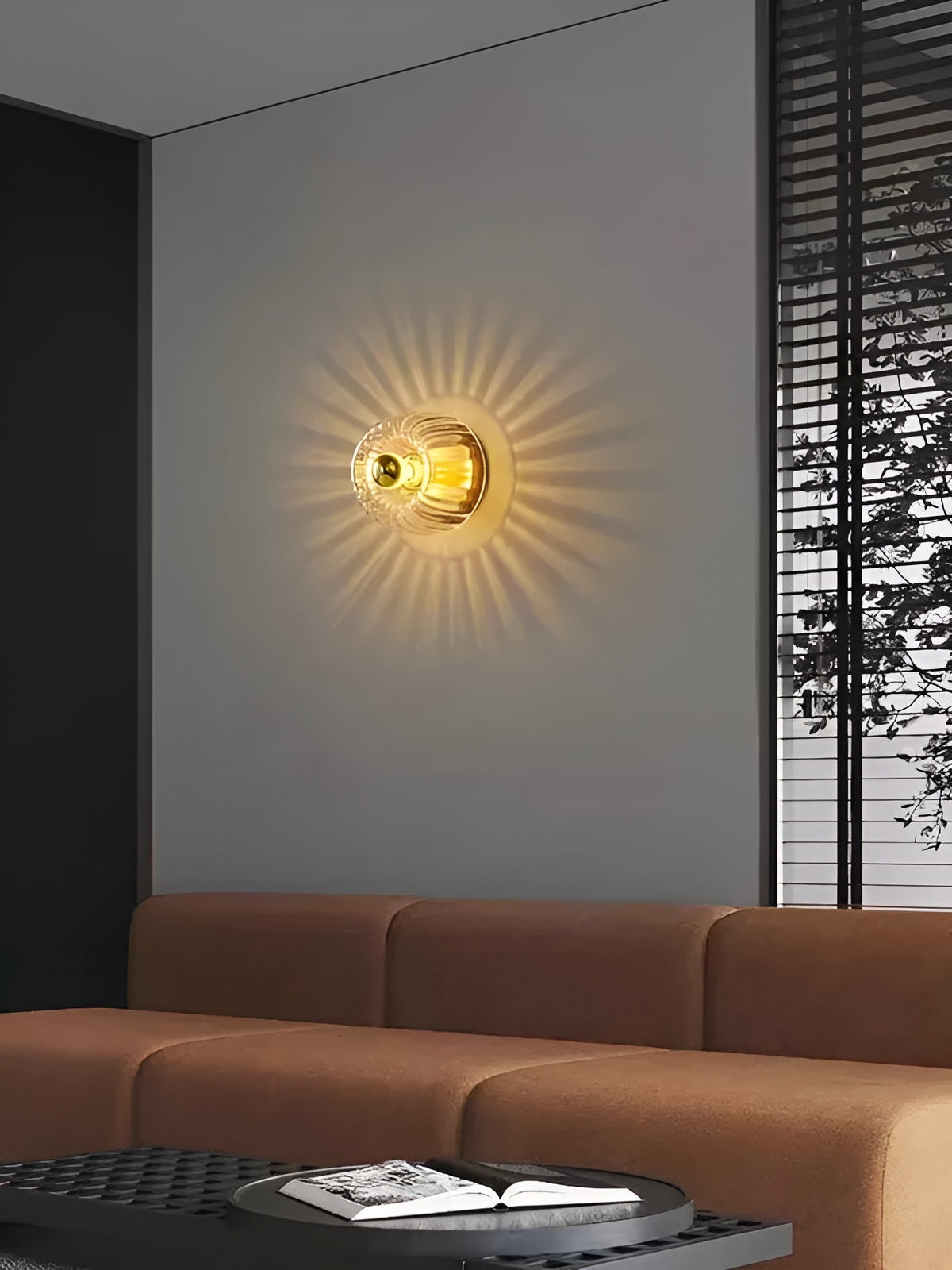 Maliben | Scandielegance Wall Lamp – Modern Glass Lighting With Bauhaus Charm