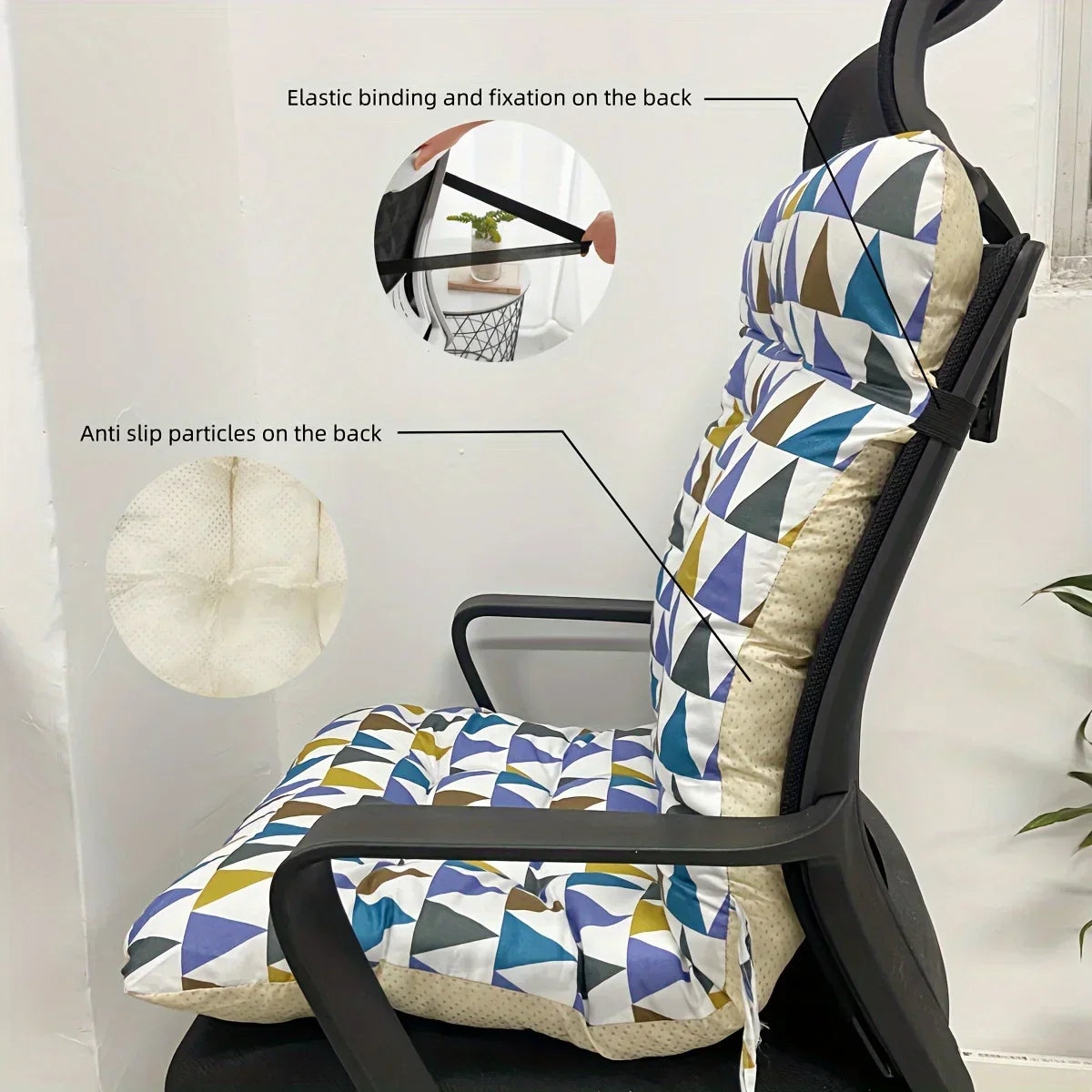 Maliben | Ergolivia | Ergonomic Seat Cushion With Back Support | Comfort & Posture Correction | For Office, Home & Car