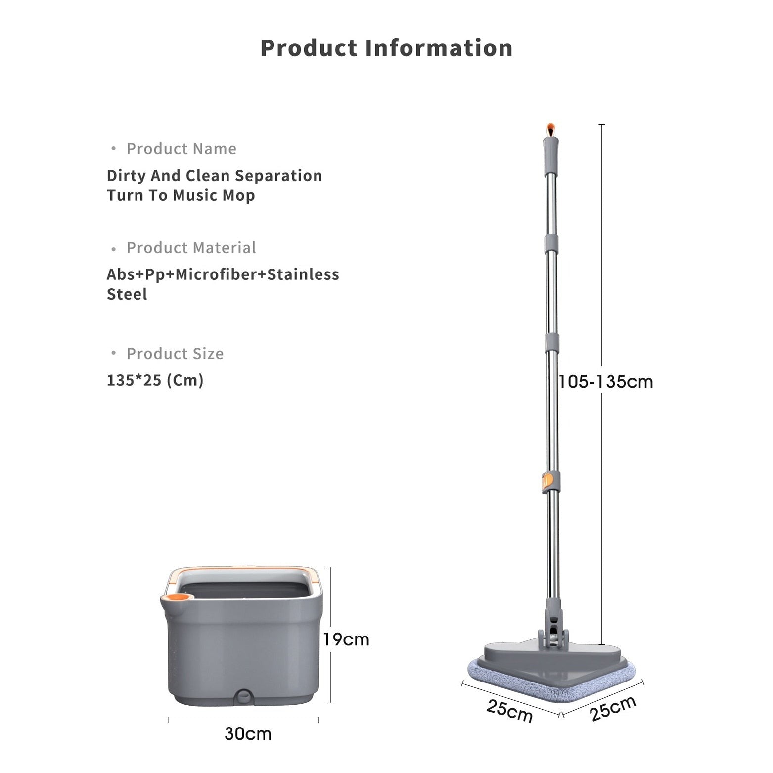 Maliben | Magic Self-Cleaning Nano Floor Mop