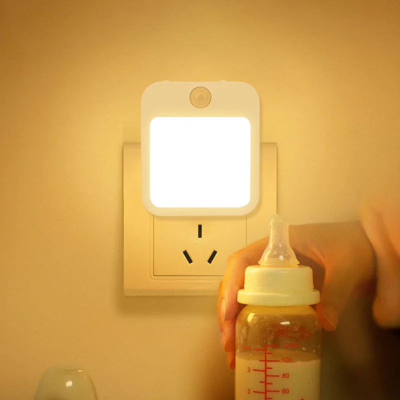 Maliben | Sensilux Mini Led Night Light | With Motion Sensor | Warm & Cool White | For Hallway, Bedroom & Bathroom