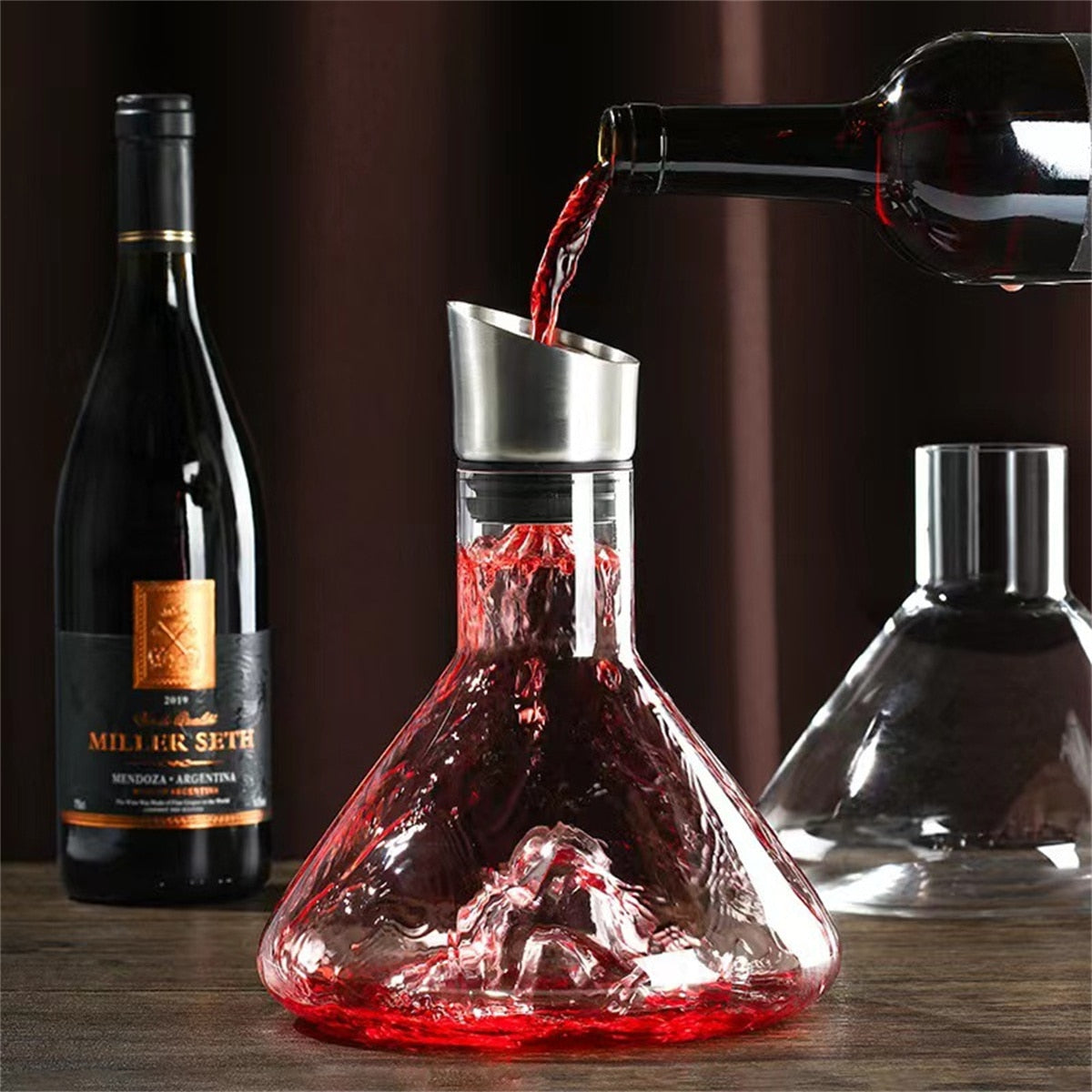 Maliben | Dreamy Mountain Premium Crystal Wine Decanter
