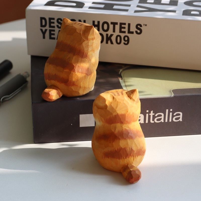 Maliben | Handmade Wooden Cute Pet Figurines
