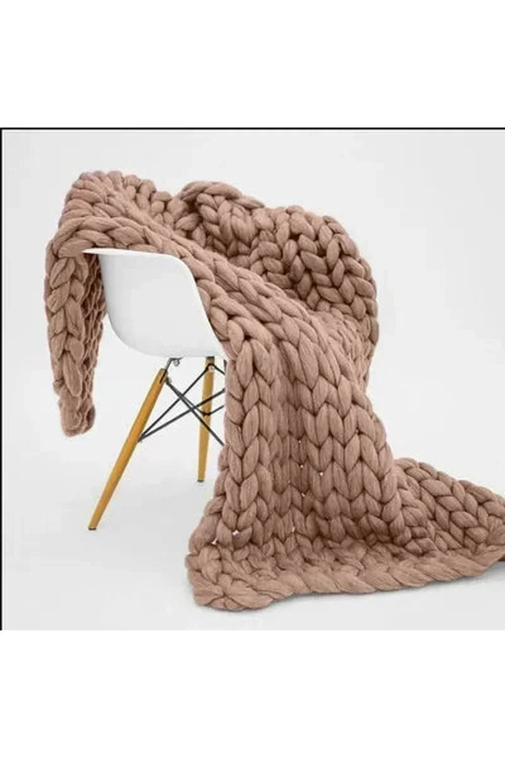 Maliben Cozy Knit Chunky Blanket