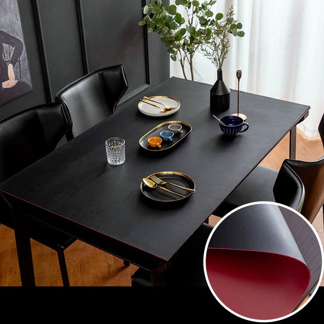 Maliben | Nordic Minimalist Leather Waterproof Table Protector Mat