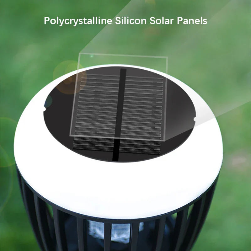 Maliben | Solguardia Solar Insect Lamp | Intelligent Light Control | Anti-Mosquito With Uv Light & High Voltage Net | For Garden & Camping