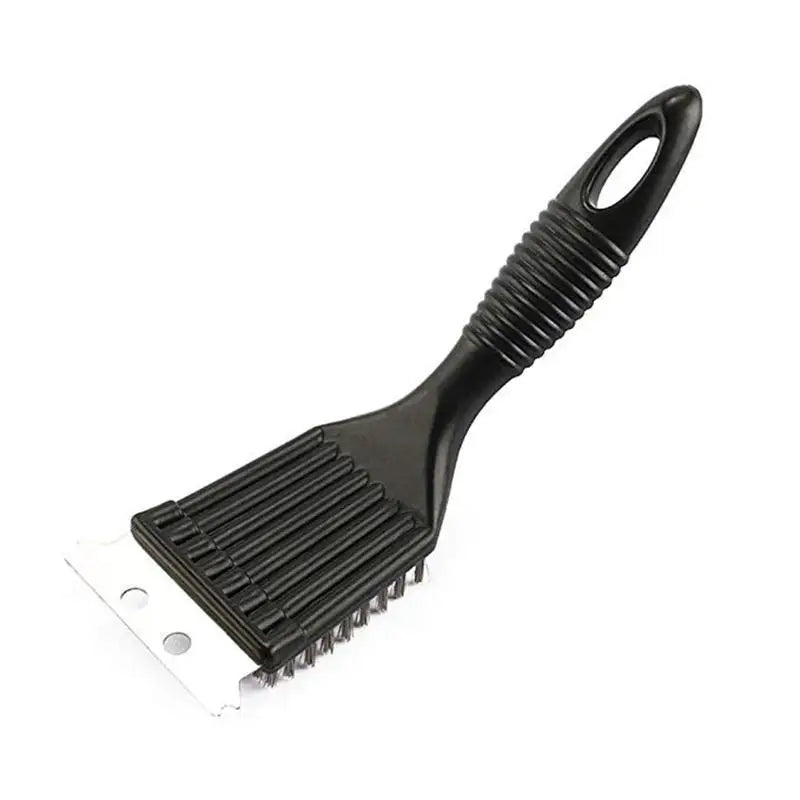 Maliben | Grillmeister Bbq Brush | 3-In-1 Grill Cleaner | Stainless Steel Bristles & Anti-Slip Handle
