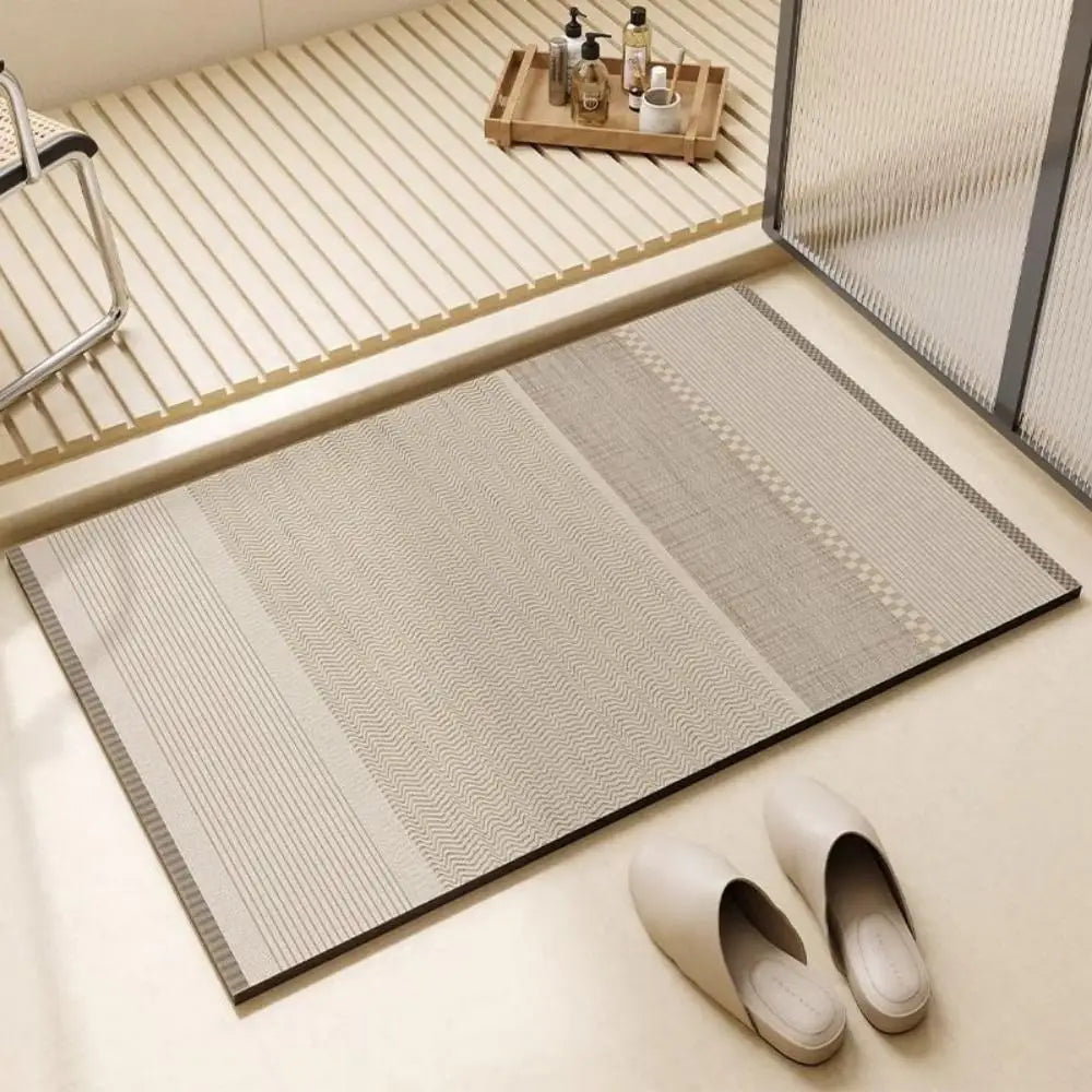 Maliben | Non-Slip Diatomite Bath Mat Kitchen Mat Door Mat Shower Mat
