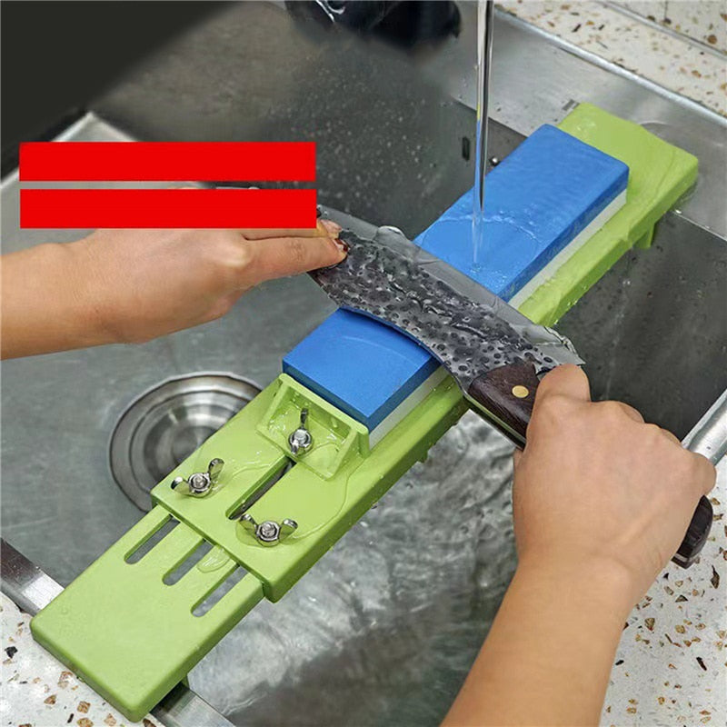 Maliben | Knife Keeper Adjustable Sink Knife Sharpener