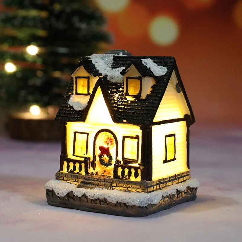Maliben | Winter Dreams Led Christmas House Figurines