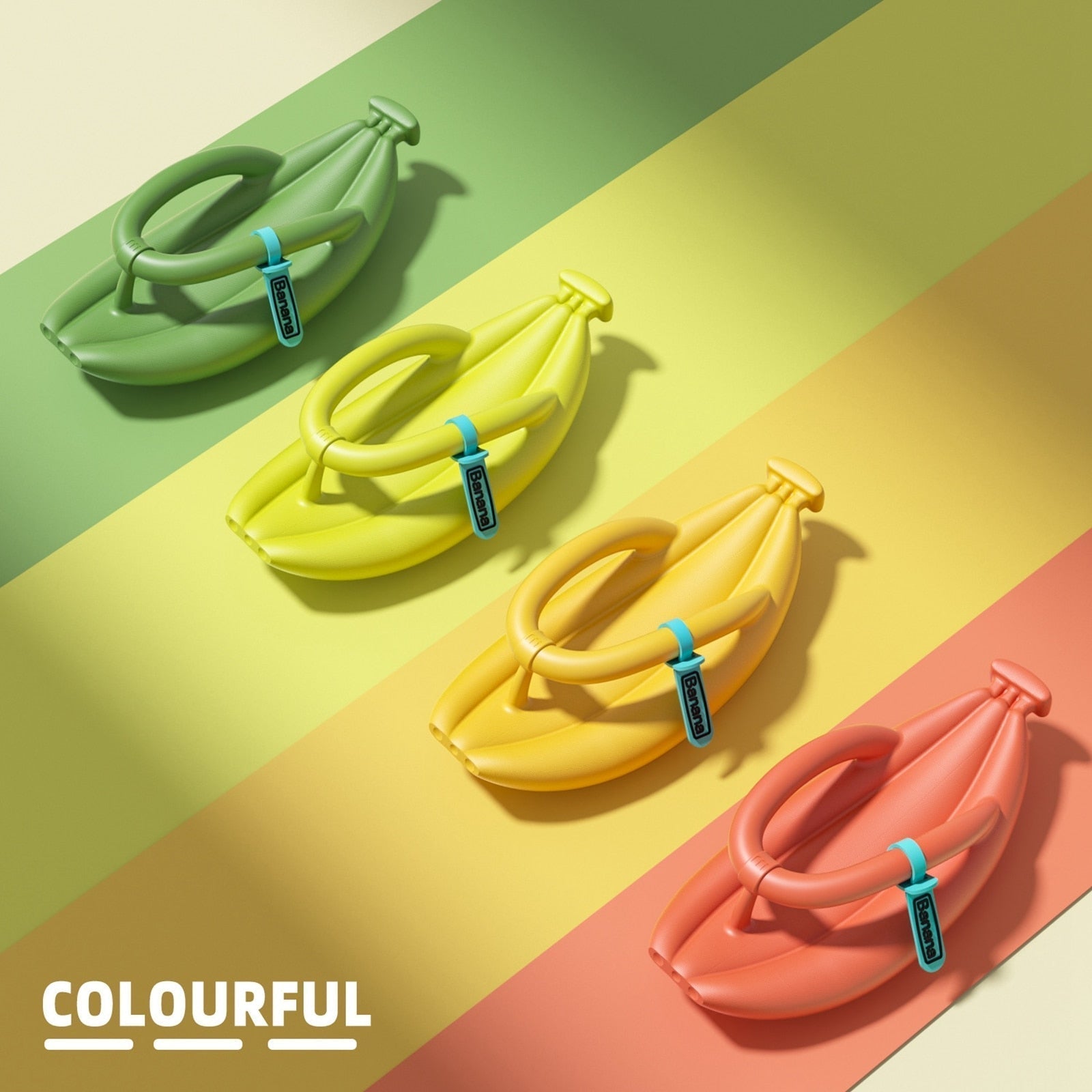 Maliben | Plush Banana Comfy Eva Flip Flops