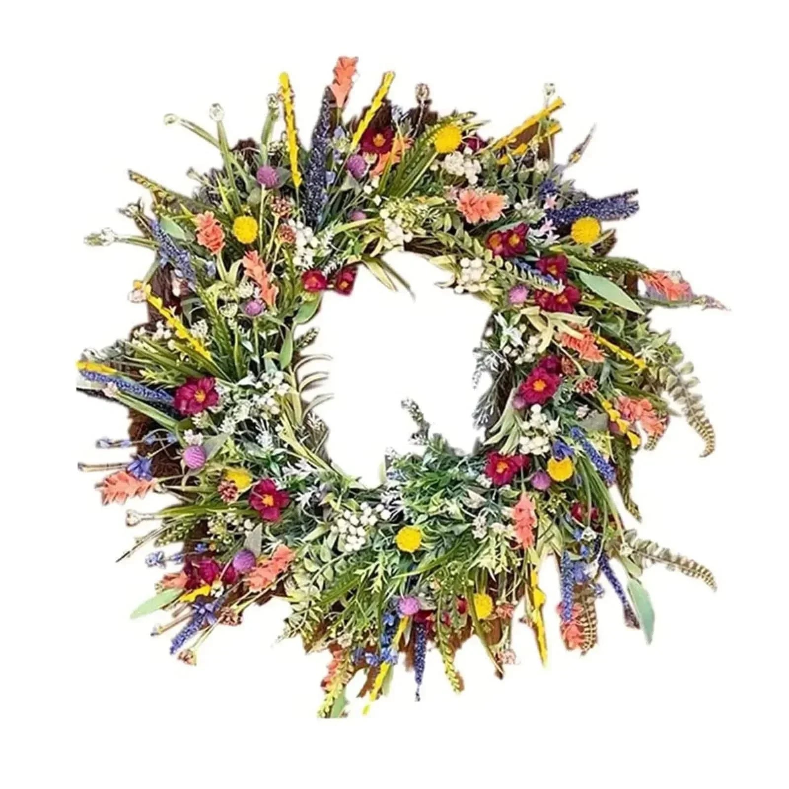 Maliben | HAndmade Floral Door Wreath For Indoor and Outdoor